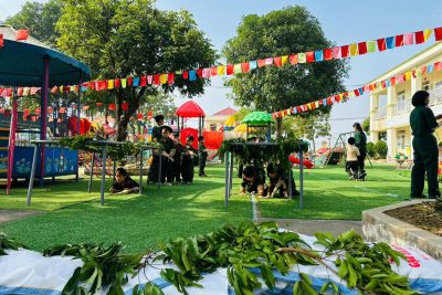 HOẠT ĐỘNG TRẢI NGHIỆM “EM LÀM CHIẾN SỸ TÝ HON ” NHÂN NGÀY THÀNH LẬP QUÂN ĐỘI NHÂN DÂN VIỆT NAM 22/12